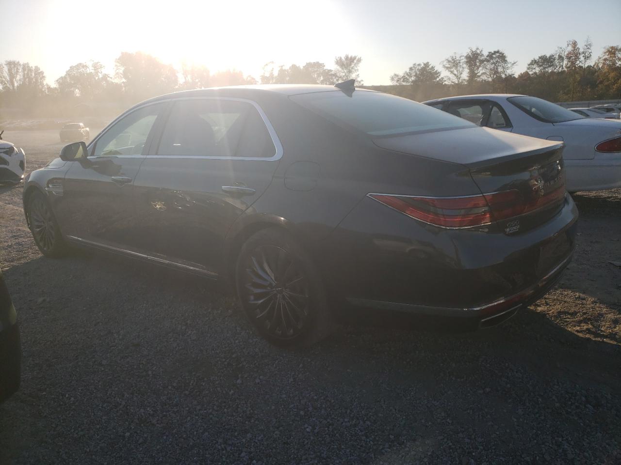 2020 Genesis G90 VIN KMTF34PA3LU083249 Copart auction photo, side / minor dent/scratches damage thumbnail 2