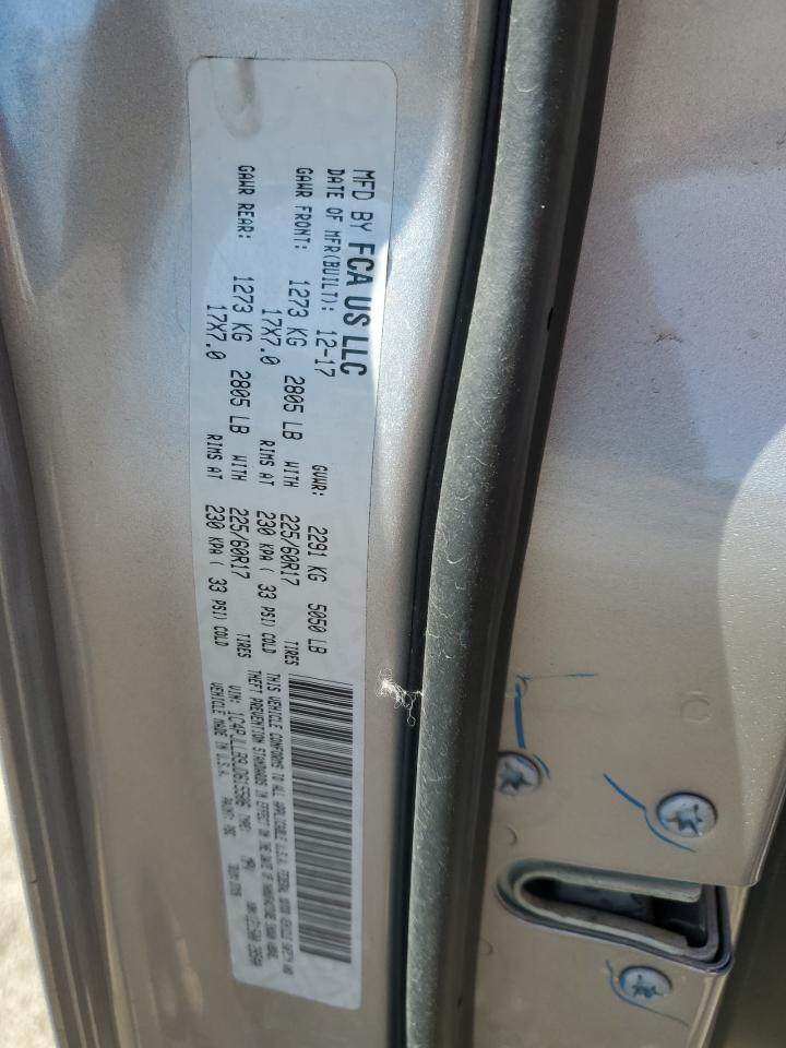 2018 Jeep Grand Cherokee VIN 1C4PJLLB9JD615506 Copart auction photo, front end damage thumbnail 15