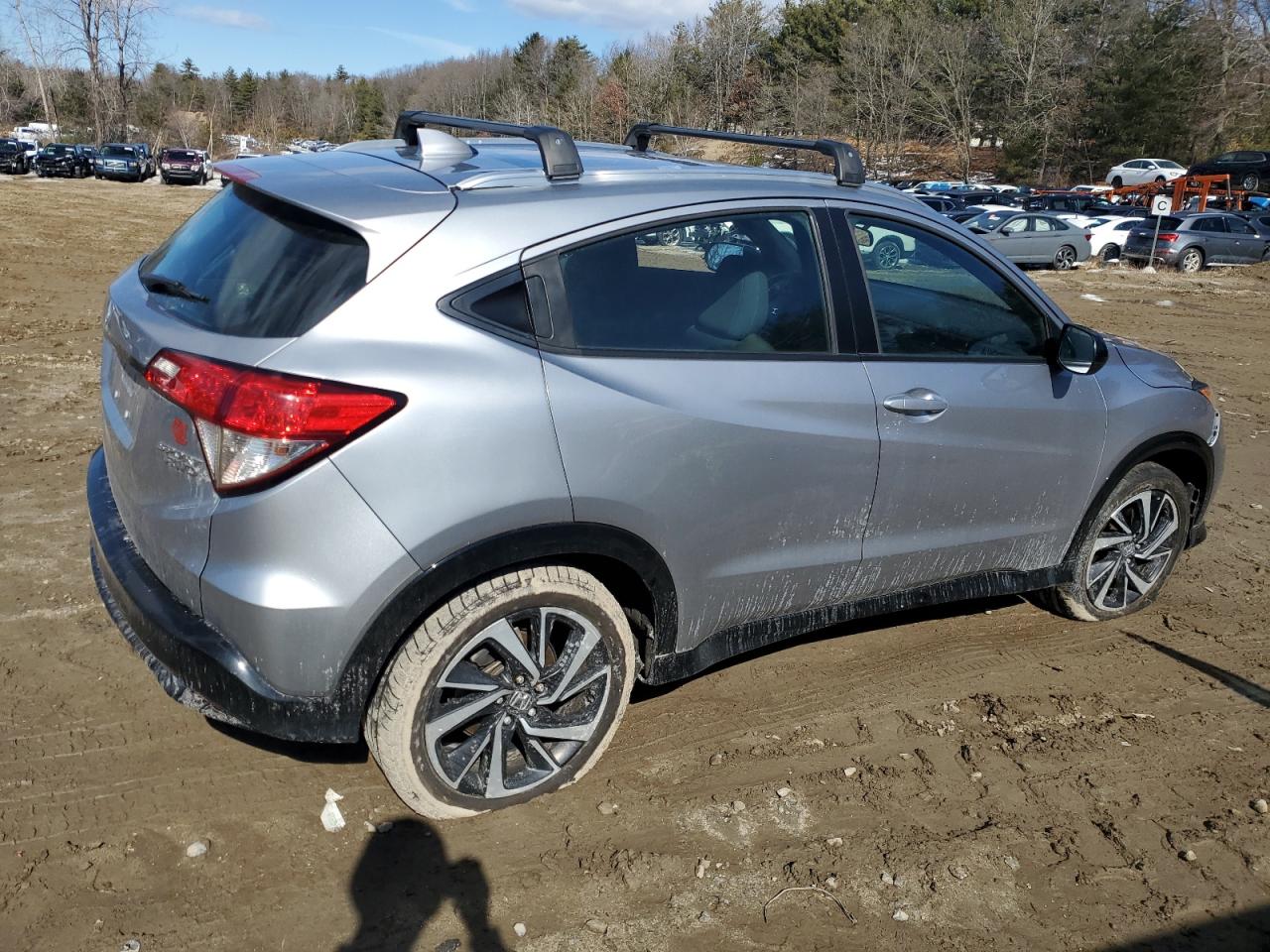 2019 Honda HR-V VIN 3CZRU6H14KG729963 Copart auction photo, front end / side damage thumbnail 3