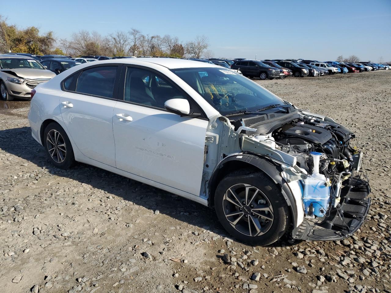 2023 KIA Forte VIN 3KPF24AD4PE694951 Copart auction photo, stripped / minor dent/scratches damage thumbnail 4