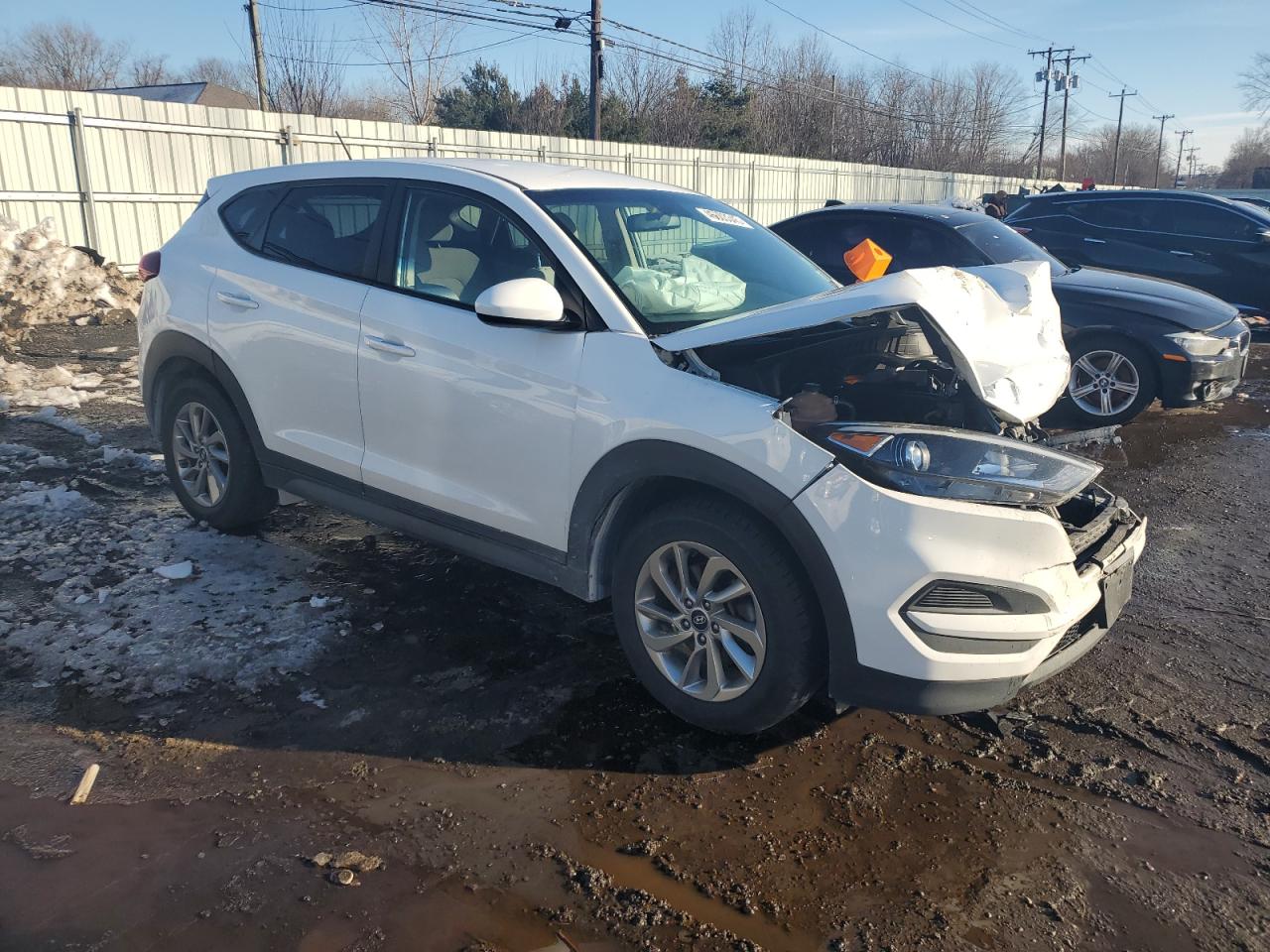 2018 Hyundai Tucson VIN KM8J2CA44JU708176 Copart auction photo, front end damage thumbnail 4