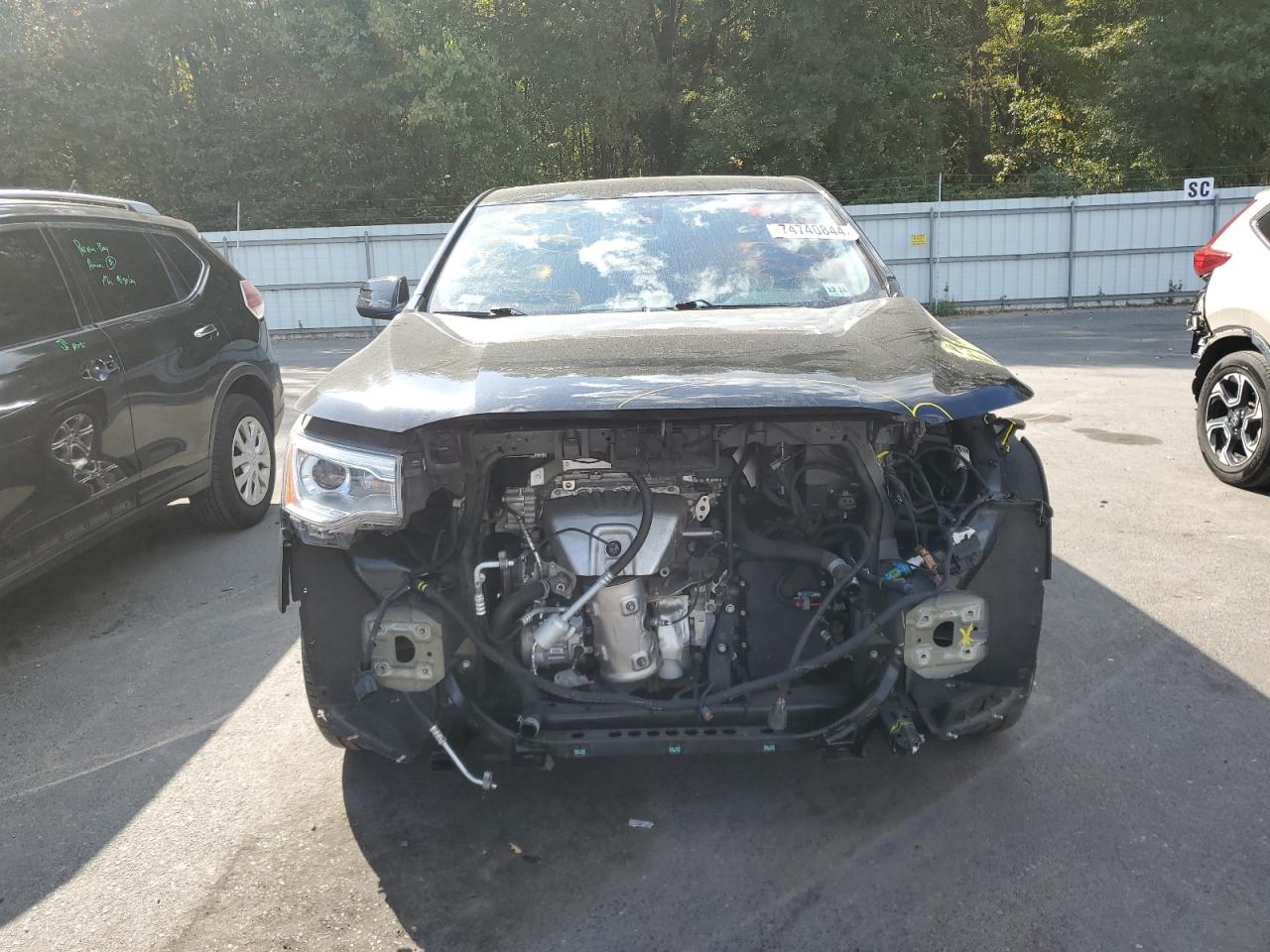 2019 GMC Acadia VIN 1GKKNRLA4KZ294007 Copart auction photo, front end damage thumbnail 5