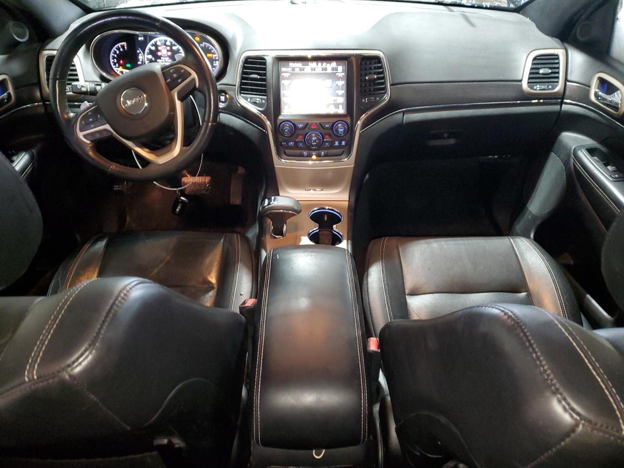 2014 Jeep Grand Cherokee VIN 1C4RJFBG0EC485974 Copart auction photo, front end damage thumbnail 8