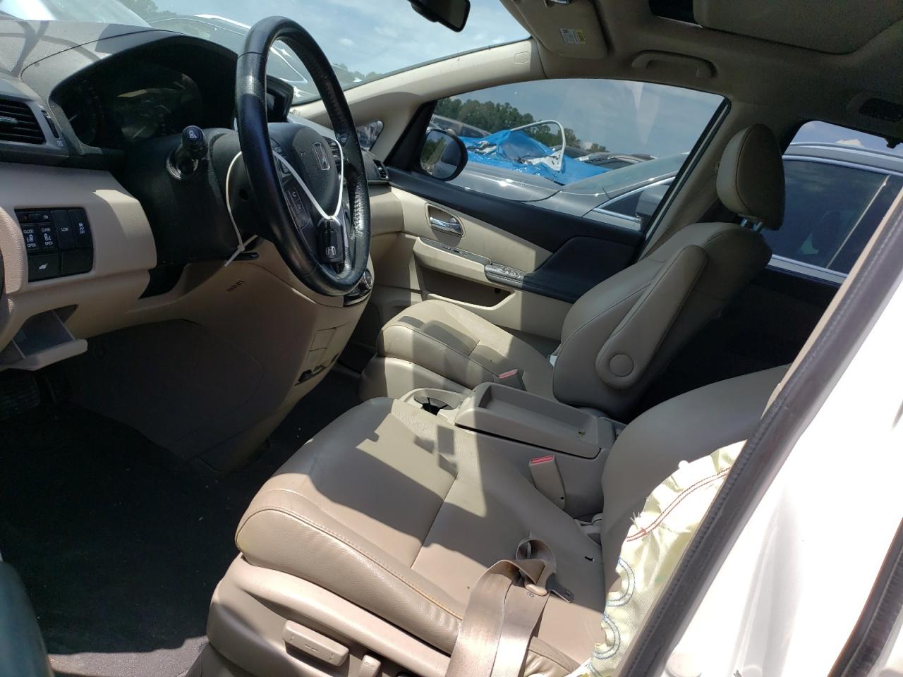 2014 Honda Odyssey VIN 5FNRL5H66EB105686 Copart auction photo, all over damage thumbnail 7