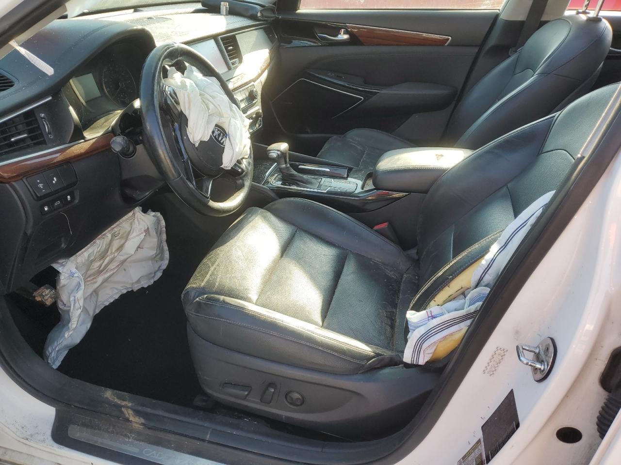 2017 KIA Cadenza VIN KNALC4J17H5041904 Copart auction photo, front end / side damage thumbnail 7