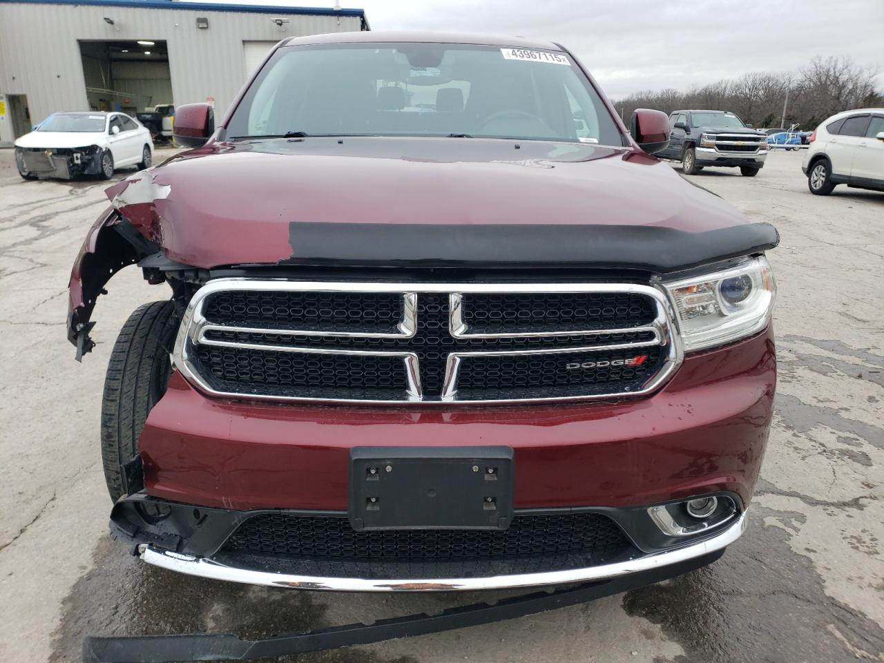 2019 Dodge Durango VIN 1C4RDJAG9KC582047 Copart auction photo, front end damage thumbnail 5