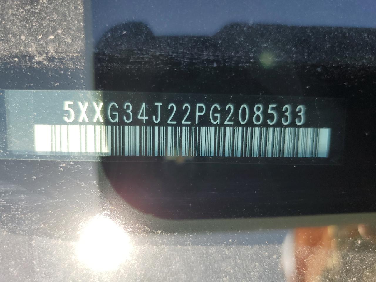 2023 KIA K5 VIN 5XXG34J22PG208533 Copart auction photo, front end / minor dent/scratches damage thumbnail 12