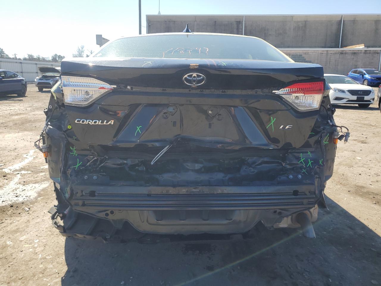 2022 Toyota Corolla VIN 5YFEPMAE9NP289363 Copart auction photo, rear end / minor dent/scratches damage thumbnail 6