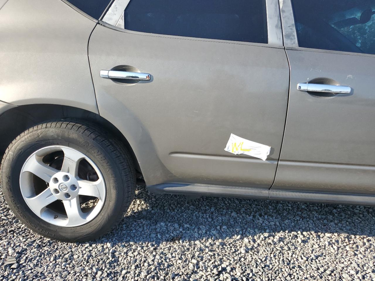 2004 Nissan Murano VIN JN8AZ08W74W322239 Copart auction photo, water/flood damage thumbnail 13