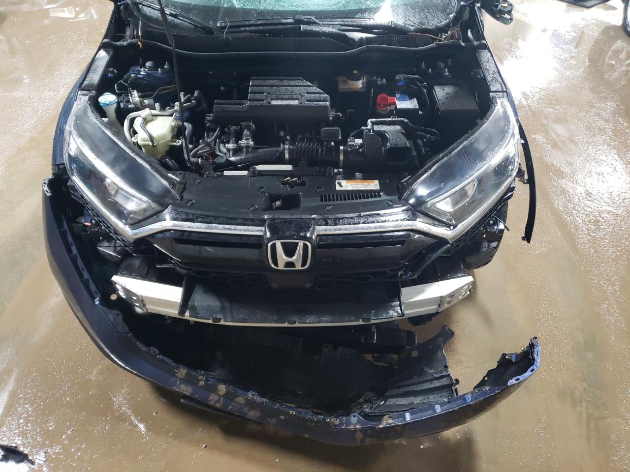 2020 Honda CR-V VIN 5J6RW2H21LL015689 Copart auction photo, front end / side damage thumbnail 11