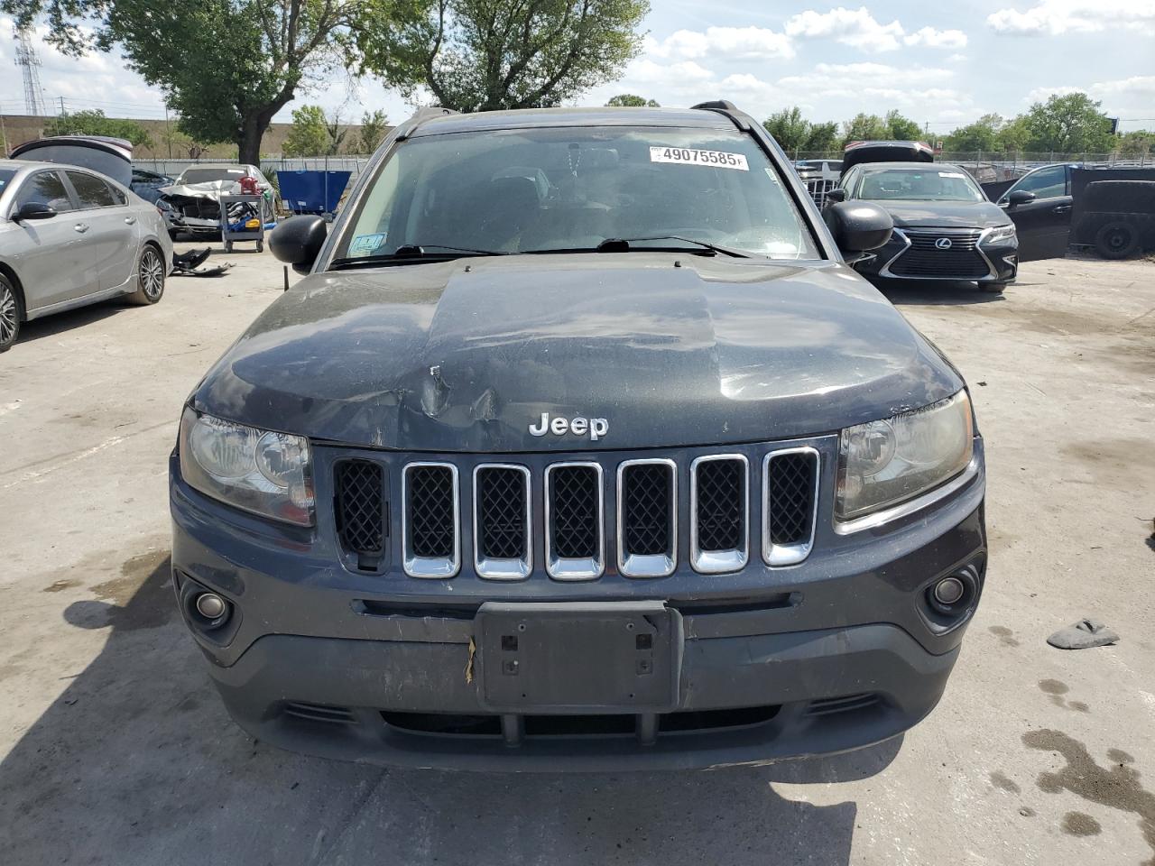2014 Jeep Compass VIN 1C4NJDBB4ED530254 Copart auction photo, front end damage thumbnail 5