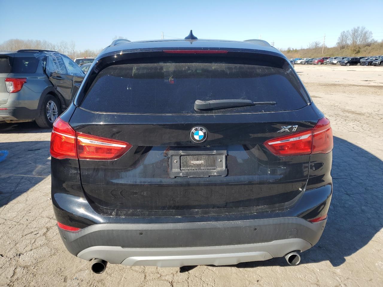 2017 BMW X1 VIN WBXHT3C35H5F80769 Copart auction photo, rollover damage thumbnail 6