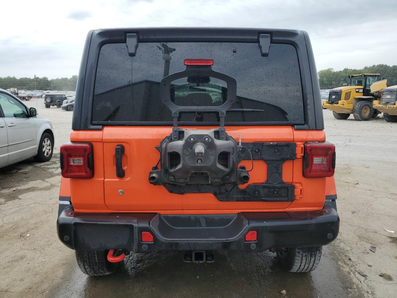 2018 Jeep Wrangler VIN 1C4HJXFG7JW215015 Copart auction photo, burn / replaced vin damage thumbnail 6