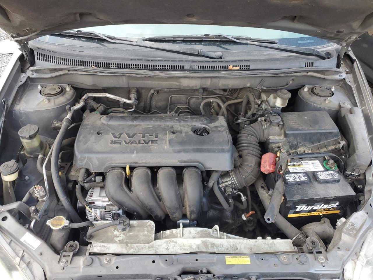 2008 Toyota Corolla VIN 1NXBR32E38Z964827 Copart auction photo, front end / side damage thumbnail 12