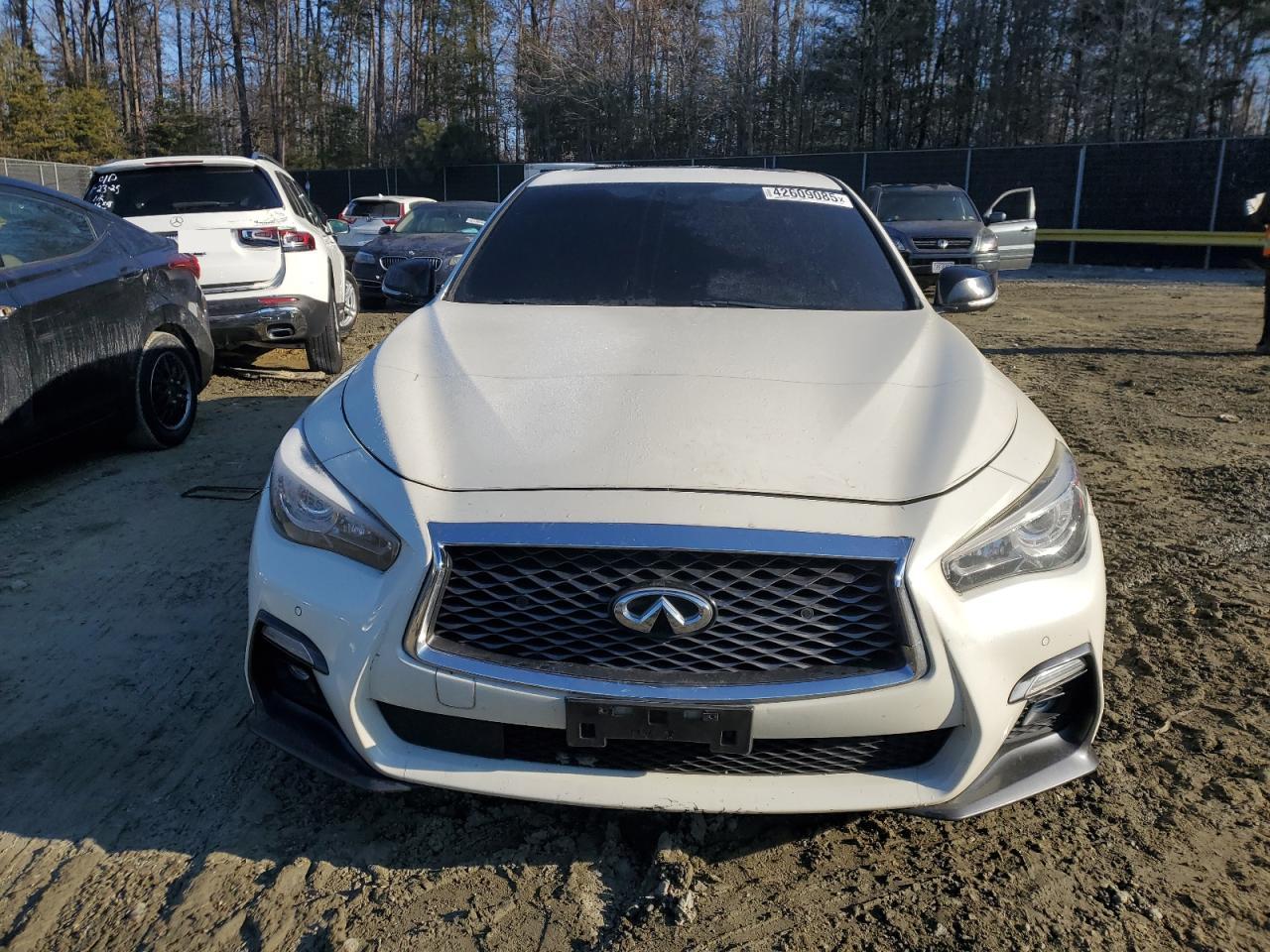 2018 Infiniti Q50 VIN JN1FV7AR5JM480051 Copart auction photo, vandalism / top/roof damage thumbnail 5