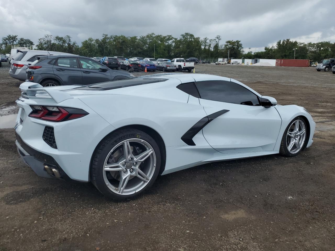 2023 Chevrolet Corvette VIN 1G1YA2D41P5109369 Copart auction photo, side / undercarriage damage thumbnail 3