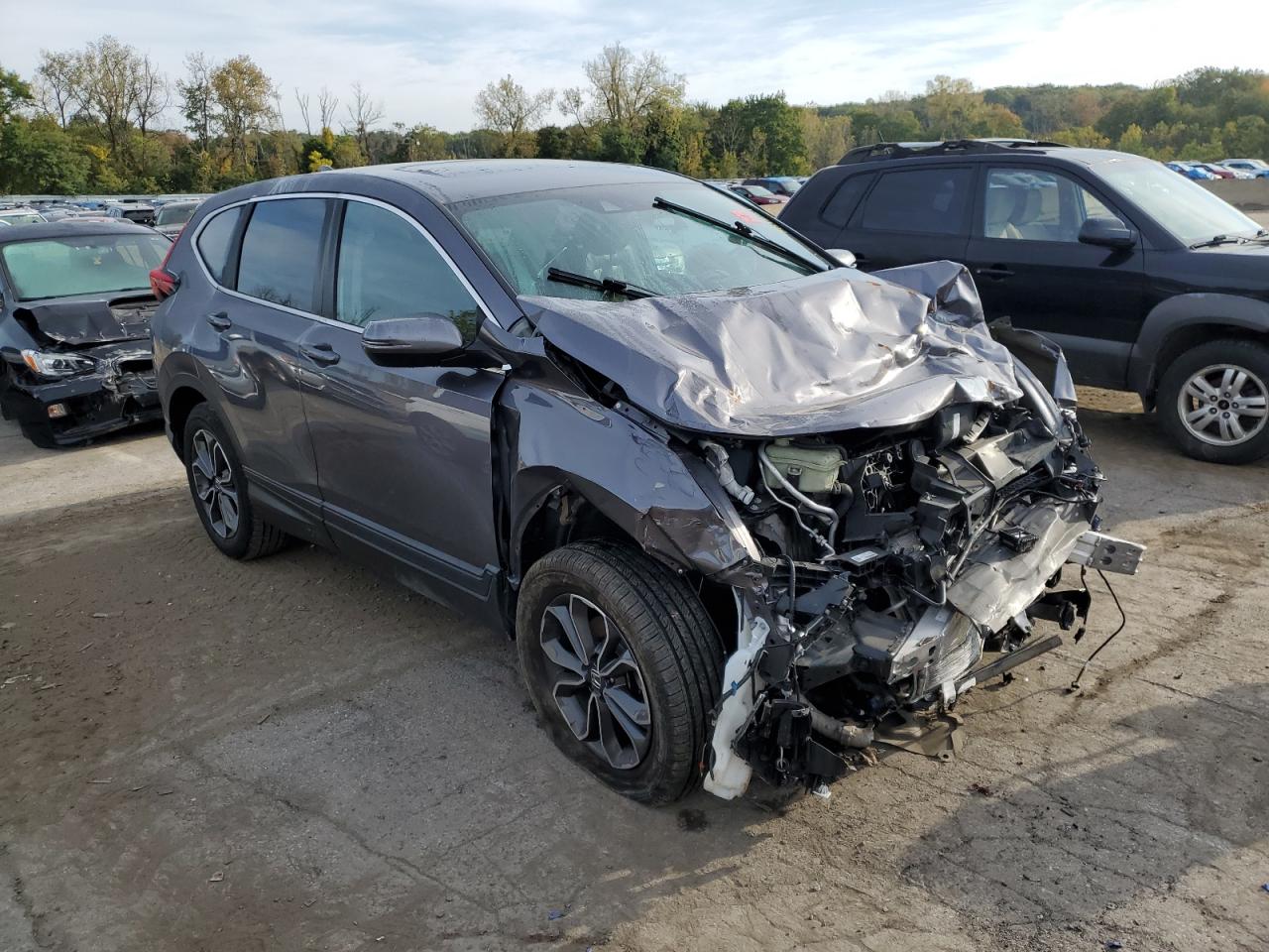 2020 Honda CR-V VIN 7FARW2H89LE009253 Copart auction photo, front end / minor dent/scratches damage thumbnail 4