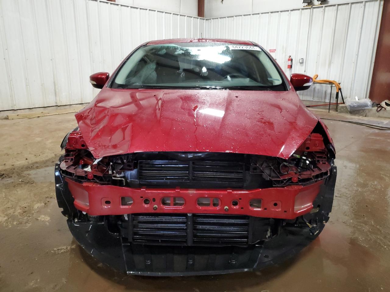 2016 Ford Focus VIN 1FADP3N20GL309877 Copart auction photo, side / front end damage thumbnail 5