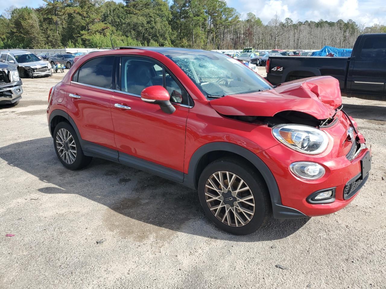 2017 Fiat 500 VIN ZFBCFYDB3HP561546 Copart auction photo, front end damage thumbnail 4