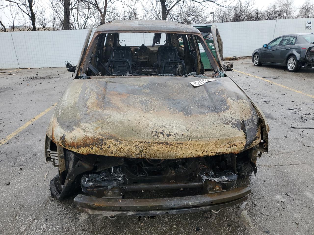 2013 Chevrolet Tahoe VIN 1GNSKCE09DR237284 Copart auction photo, burn damage thumbnail 5