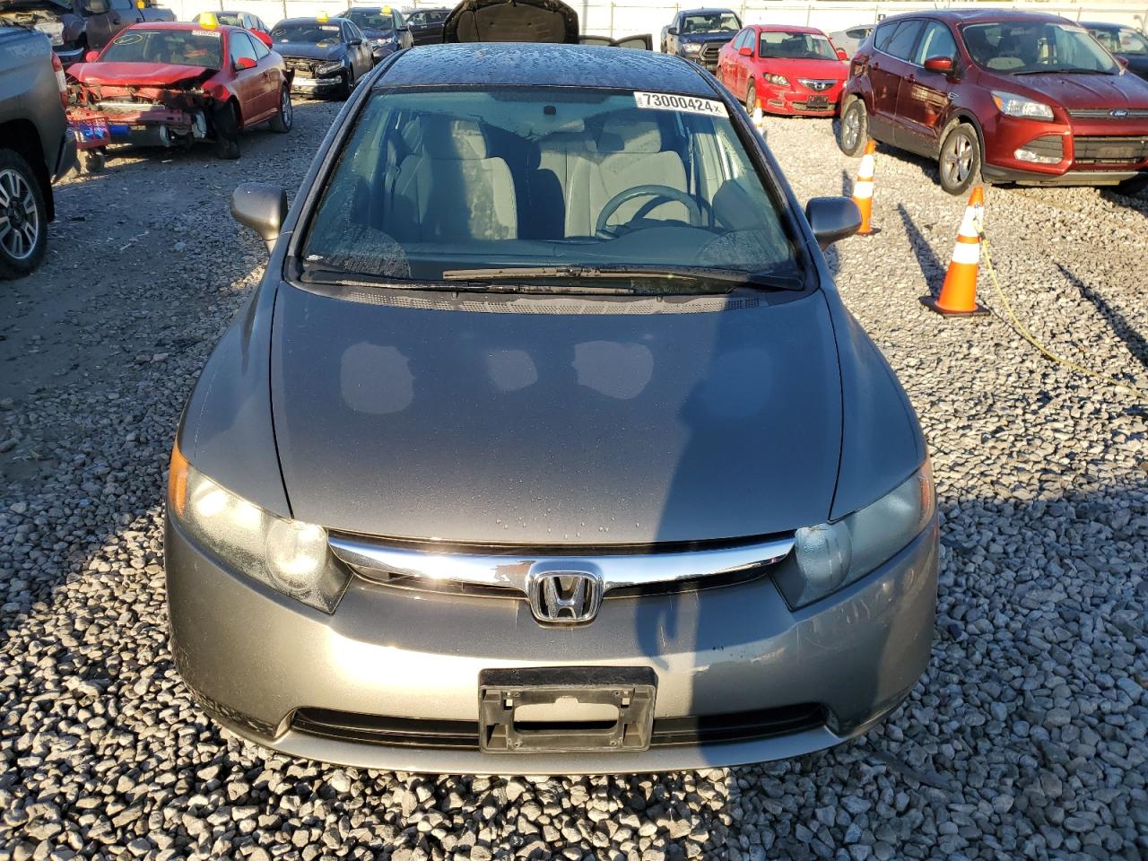 2007 Honda Civic VIN 1HGFA16547L053049 Copart auction photo, rear end / undercarriage damage thumbnail 5