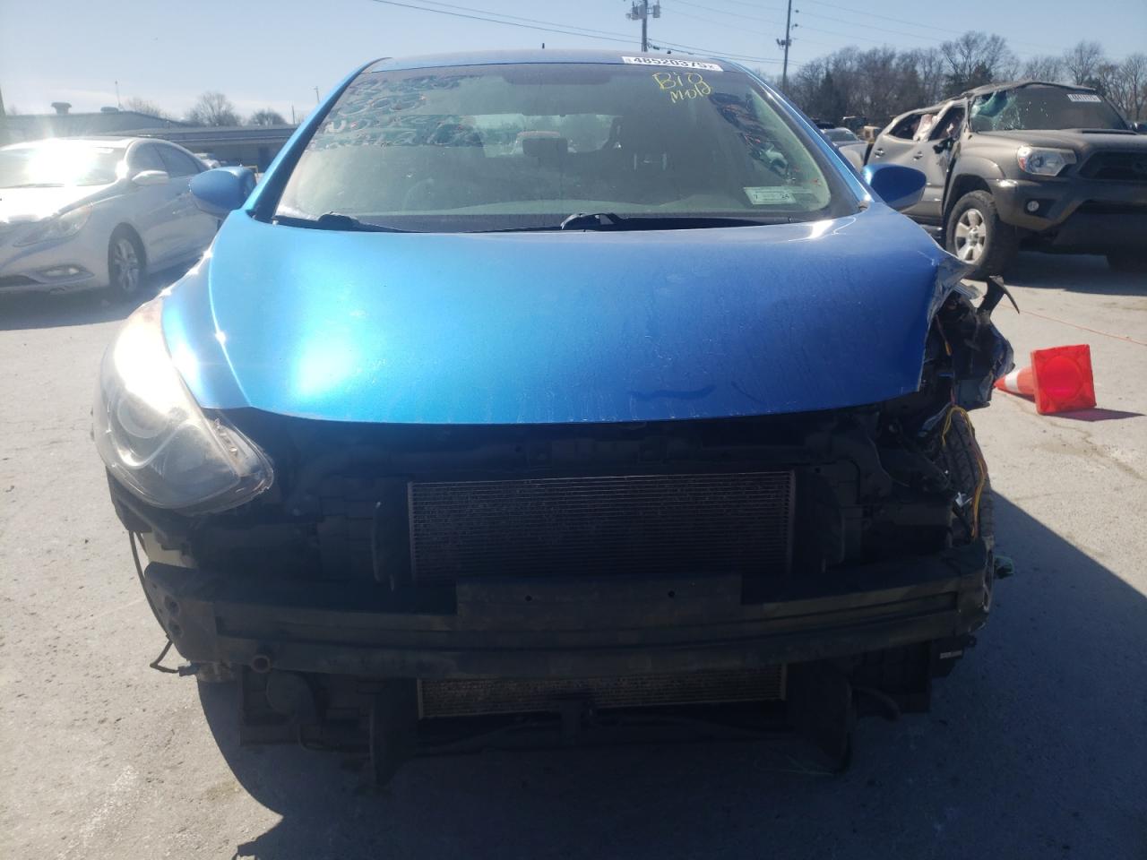 2017 Hyundai Elantra VIN KMHD35LH1HU377072 Copart auction photo, front end damage thumbnail 5
