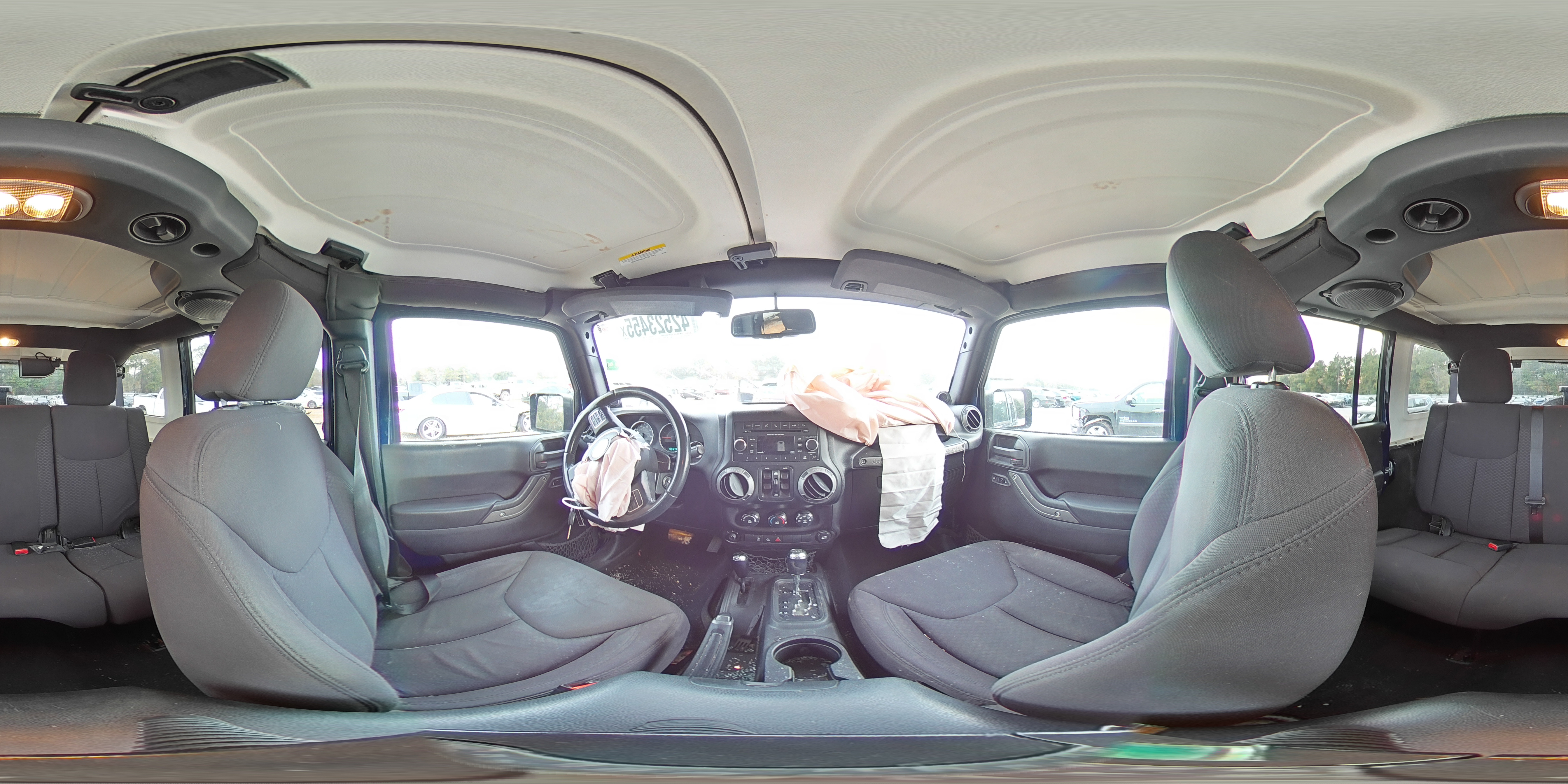 2013 Jeep Wrangler VIN 1C4BJWDG6DL501513 Copart auction photo, front end / undercarriage damage thumbnail 12