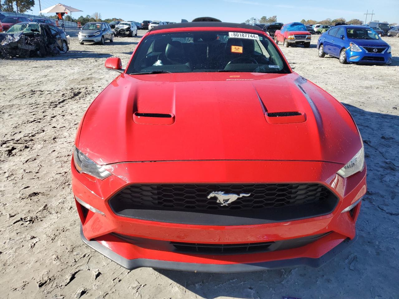 2021 Ford Mustang VIN 1FATP8UH8M5102474 Copart auction photo, side / front end damage thumbnail 5