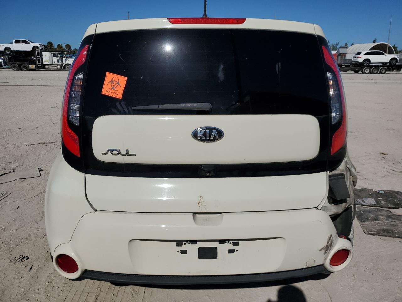 2016 KIA Soul VIN KNDJX3A58G7365751 Copart auction photo, side / rear end damage thumbnail 6