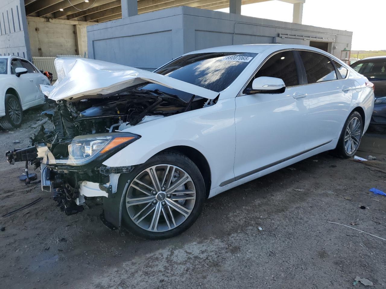 2018 Genesis G80 VIN KMHGN4JE3JU237217