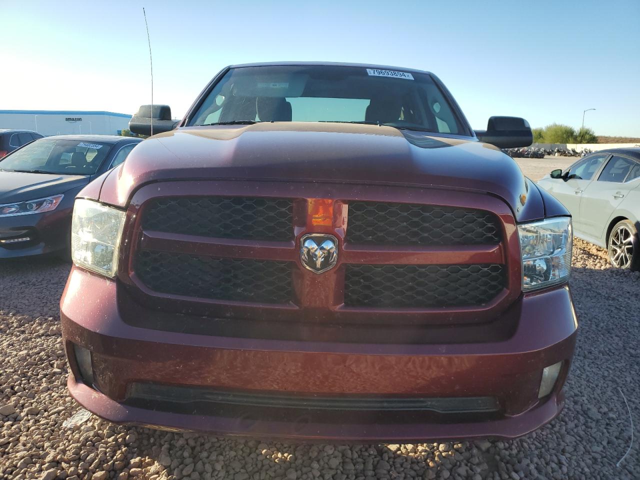 2018 RAM 1500 VIN 1C6RR7FT9JS348416 Copart auction photo, rear end damage thumbnail 5