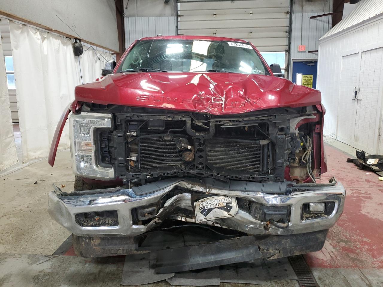2017 Ford F250 VIN 1FT7W2BT8HEB26525 Copart auction photo, front end / side damage thumbnail 5