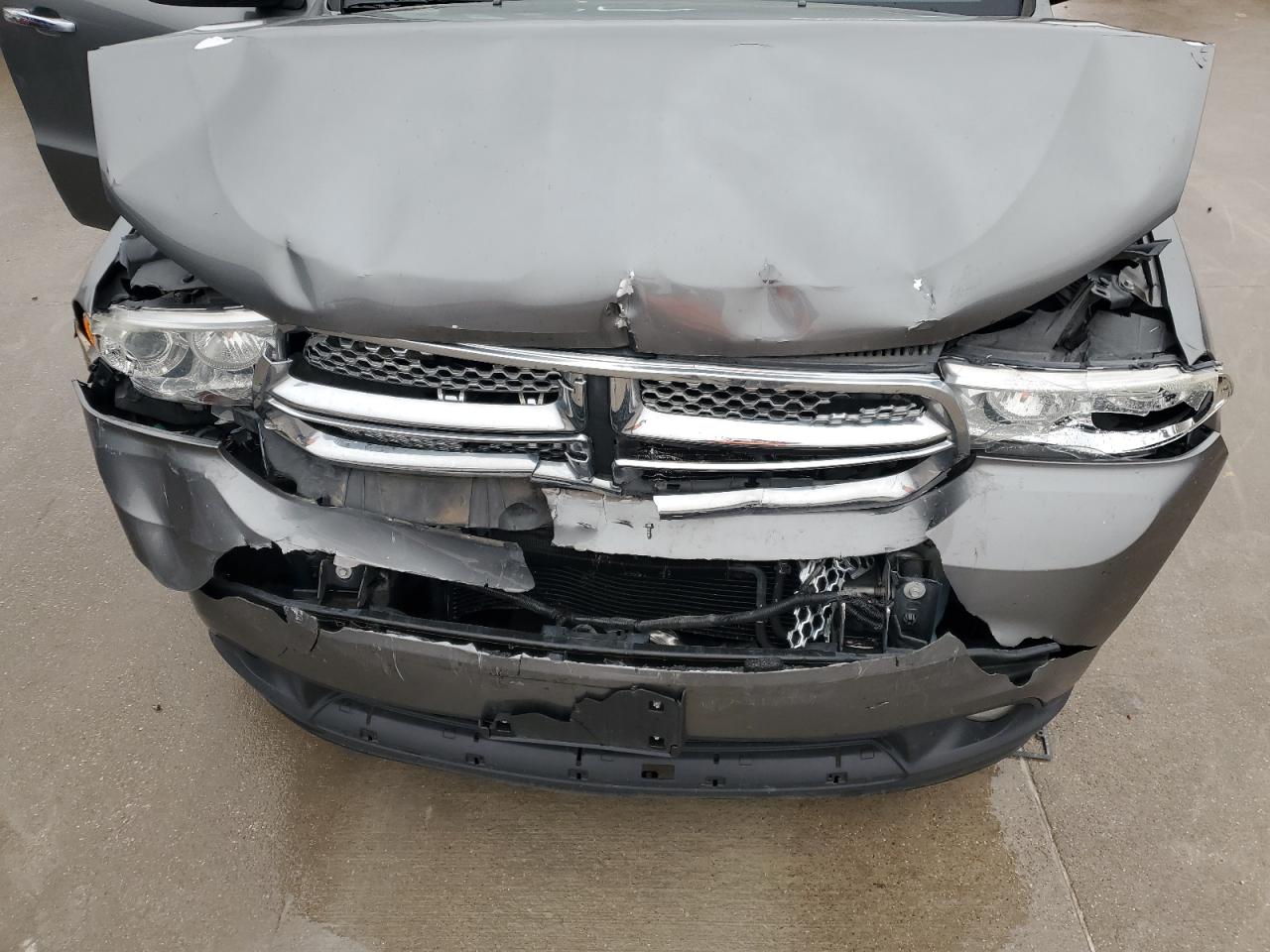 2012 Dodge Durango VIN 1C4SDHET8CC100283 Copart auction photo, front end damage thumbnail 13