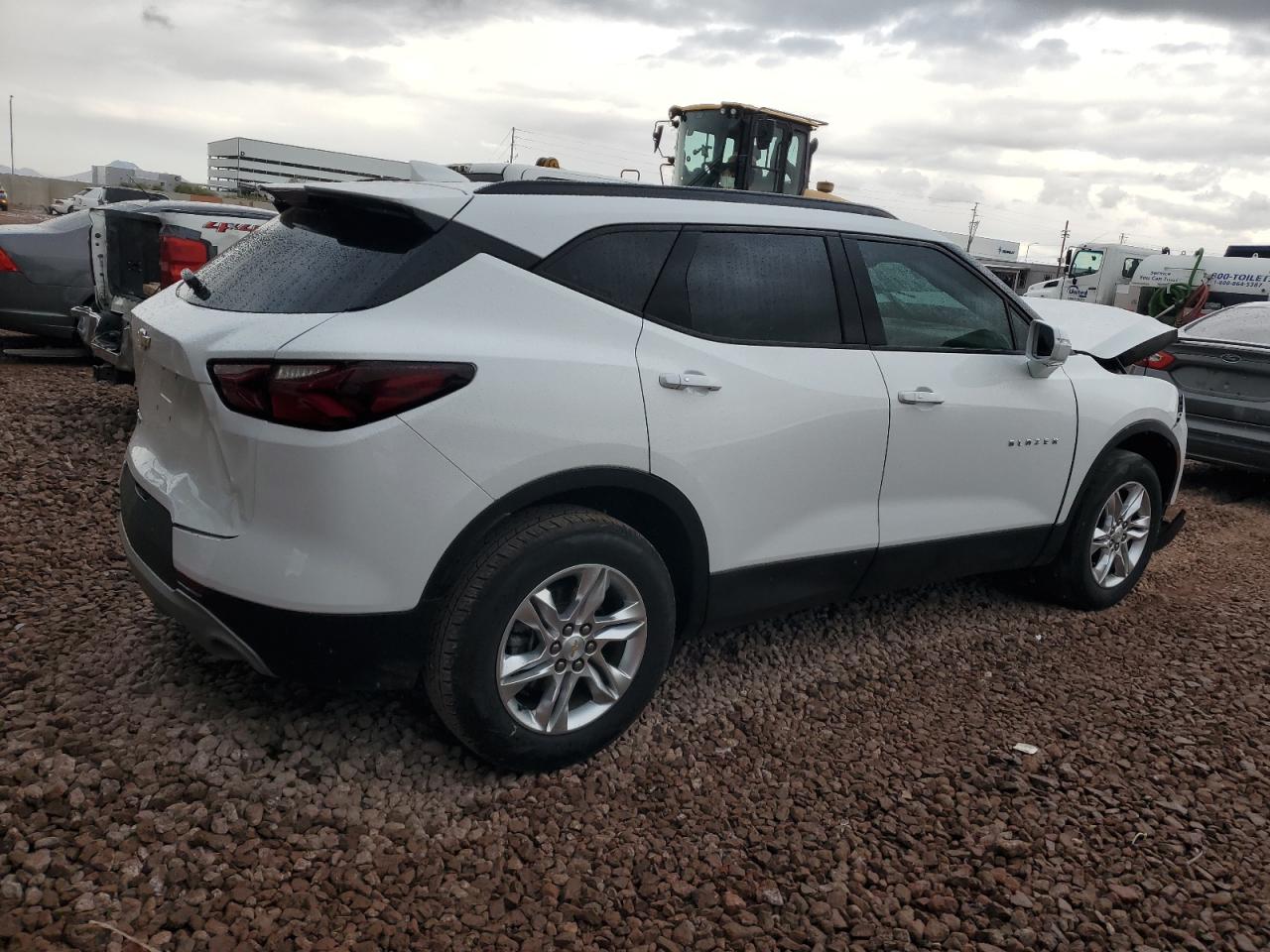 2019 Chevrolet Blazer VIN 3GNKBBRA6KS586958 Copart auction photo, front end damage thumbnail 3