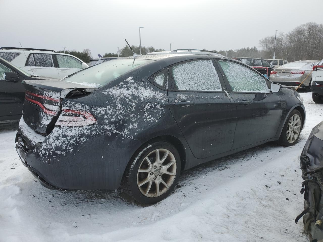 2013 Dodge Dart VIN 1C3CDFBAXDD326157 Copart auction photo, front end / rear end damage thumbnail 3