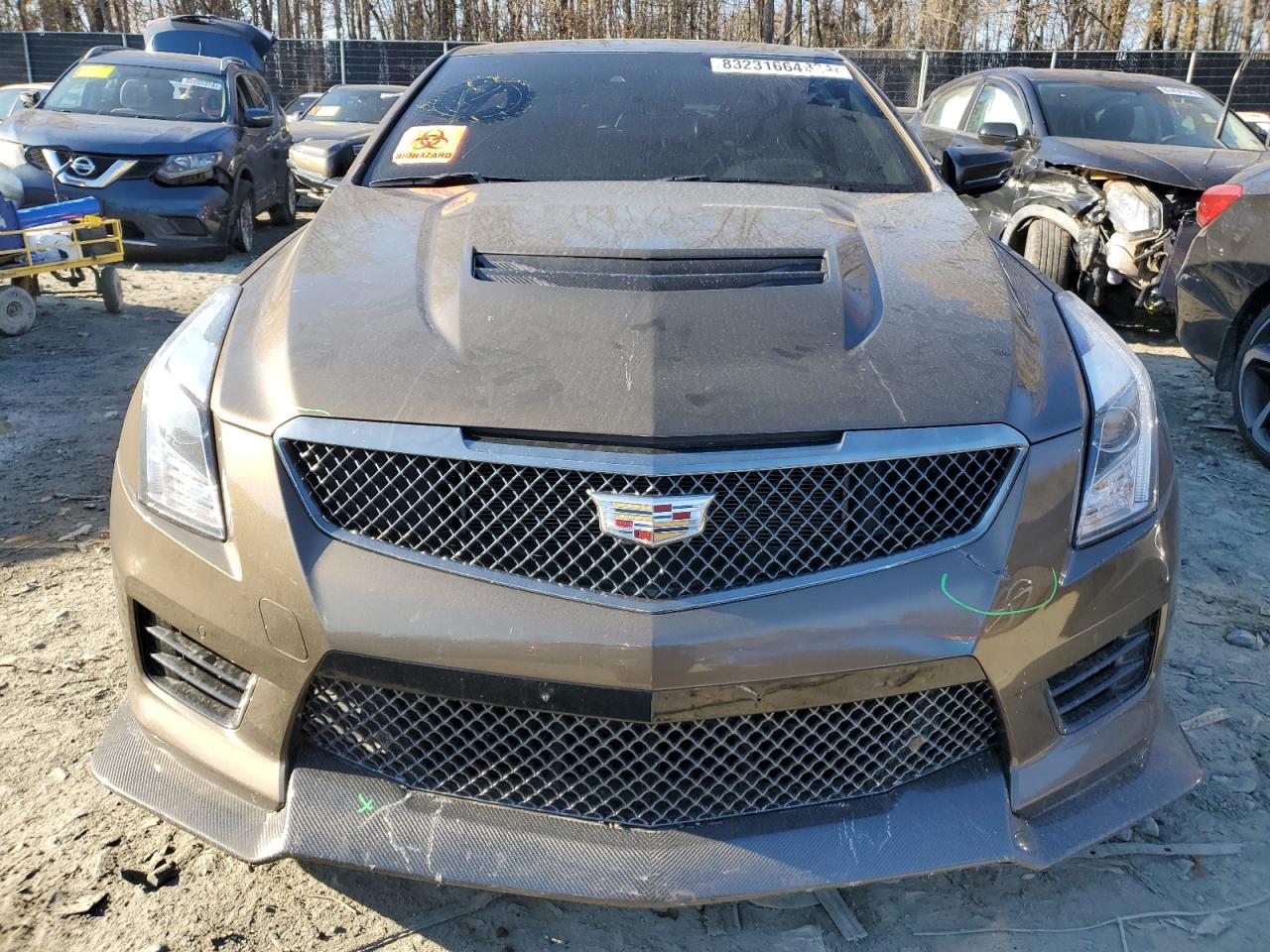 2019 Cadillac ATS VIN 1G6AL1RY0K0128223 Copart auction photo, rear end / vandalism damage thumbnail 5