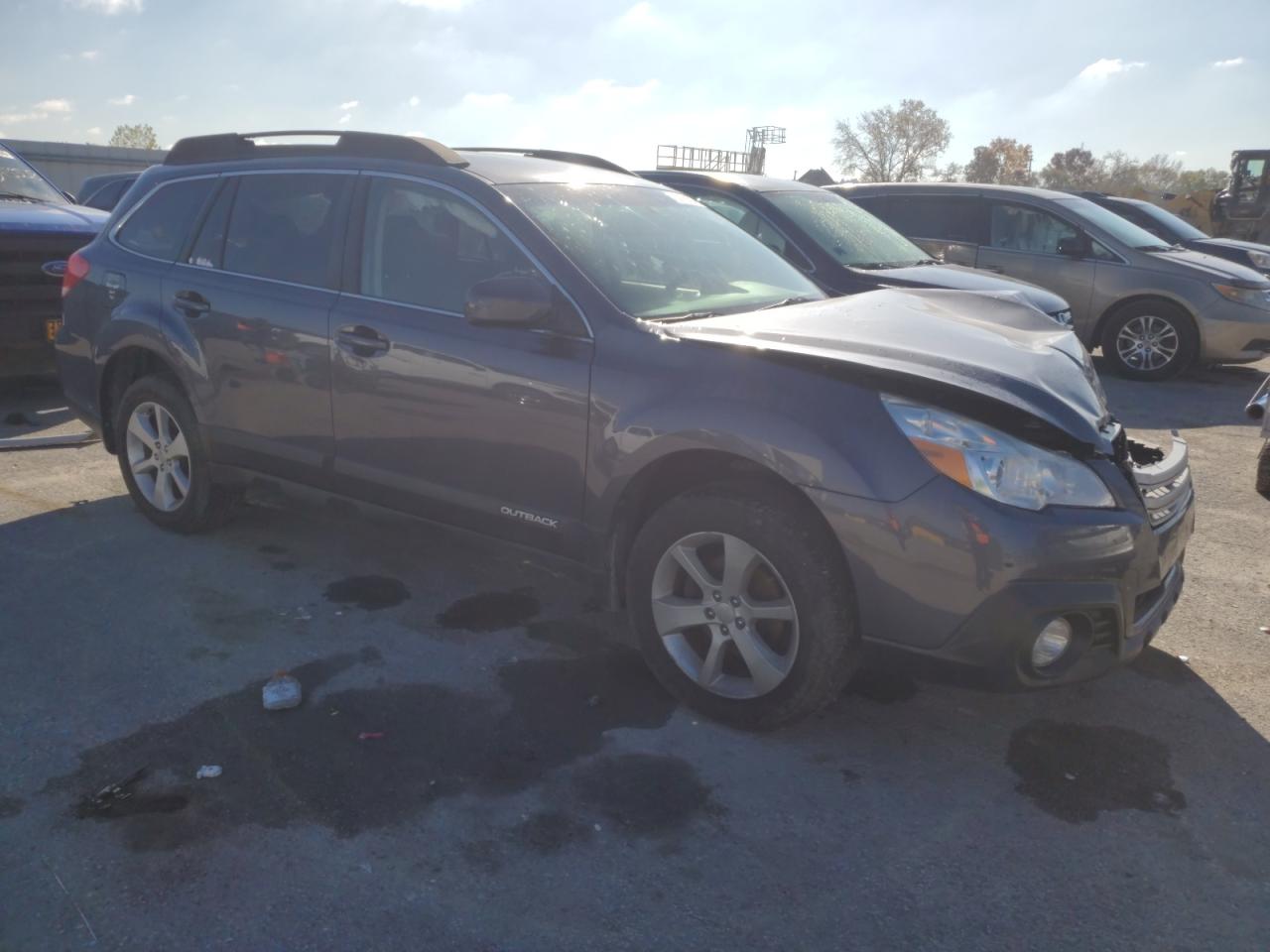 2014 Subaru Outback VIN 4S4BRCCC4E3233130 Copart auction photo, front end damage thumbnail 4
