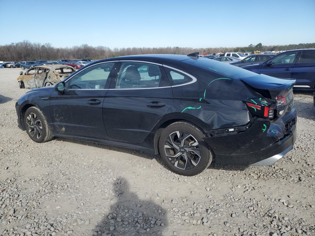 2024 Hyundai Sonata VIN KMHL64JA7RA414227 Copart auction photo, rear end damage thumbnail 2