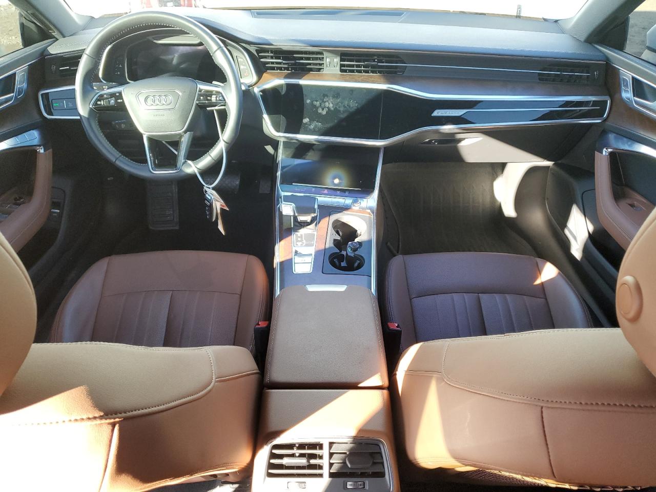 2021 Audi A7 VIN WAUV2AF22MN026281 Copart auction photo, front end / minor dent/scratches damage thumbnail 8