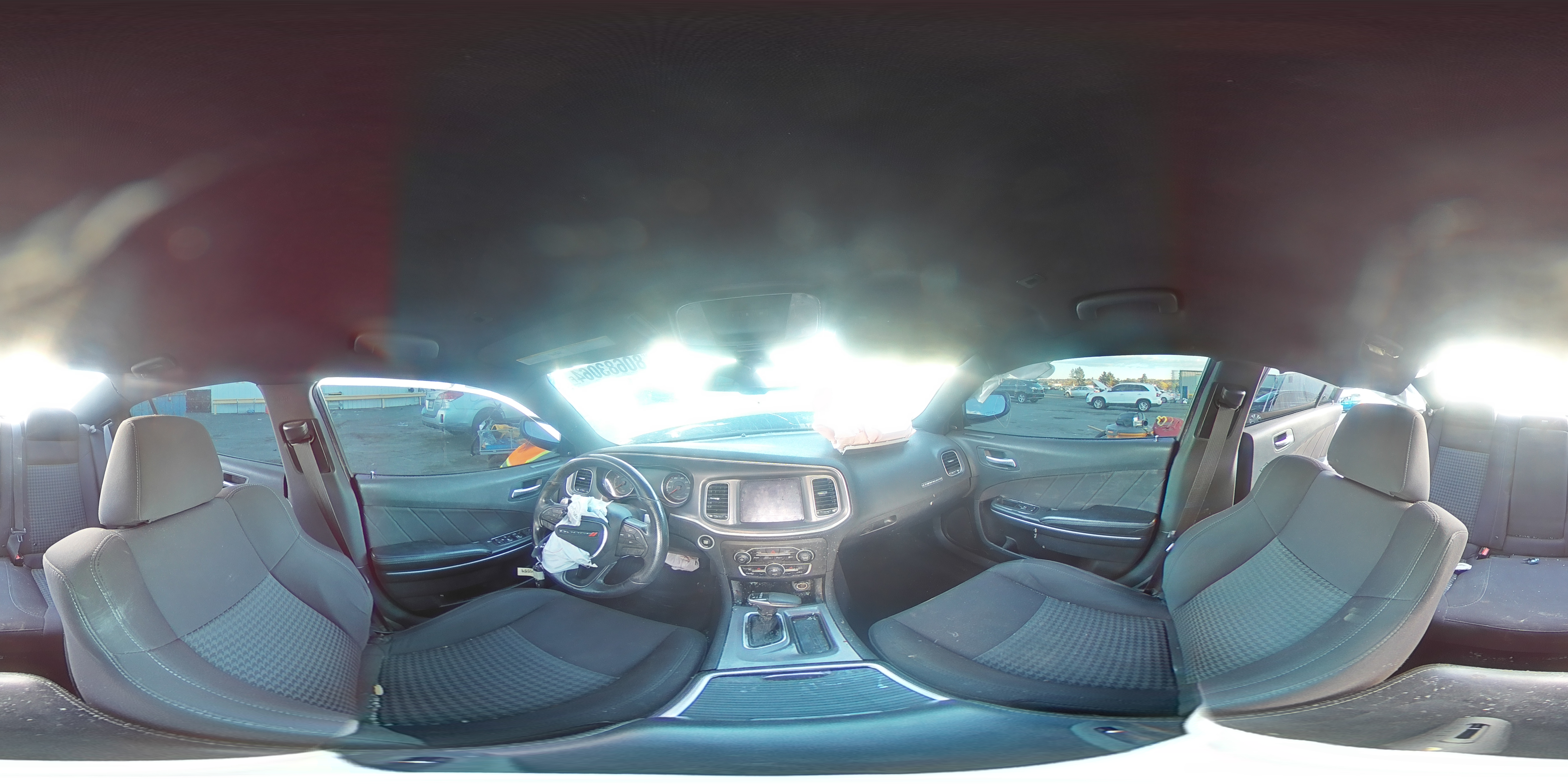 2019 Dodge Charger VIN 2C3CDXHG7KH686973 Copart auction photo, front end / top/roof damage thumbnail 13