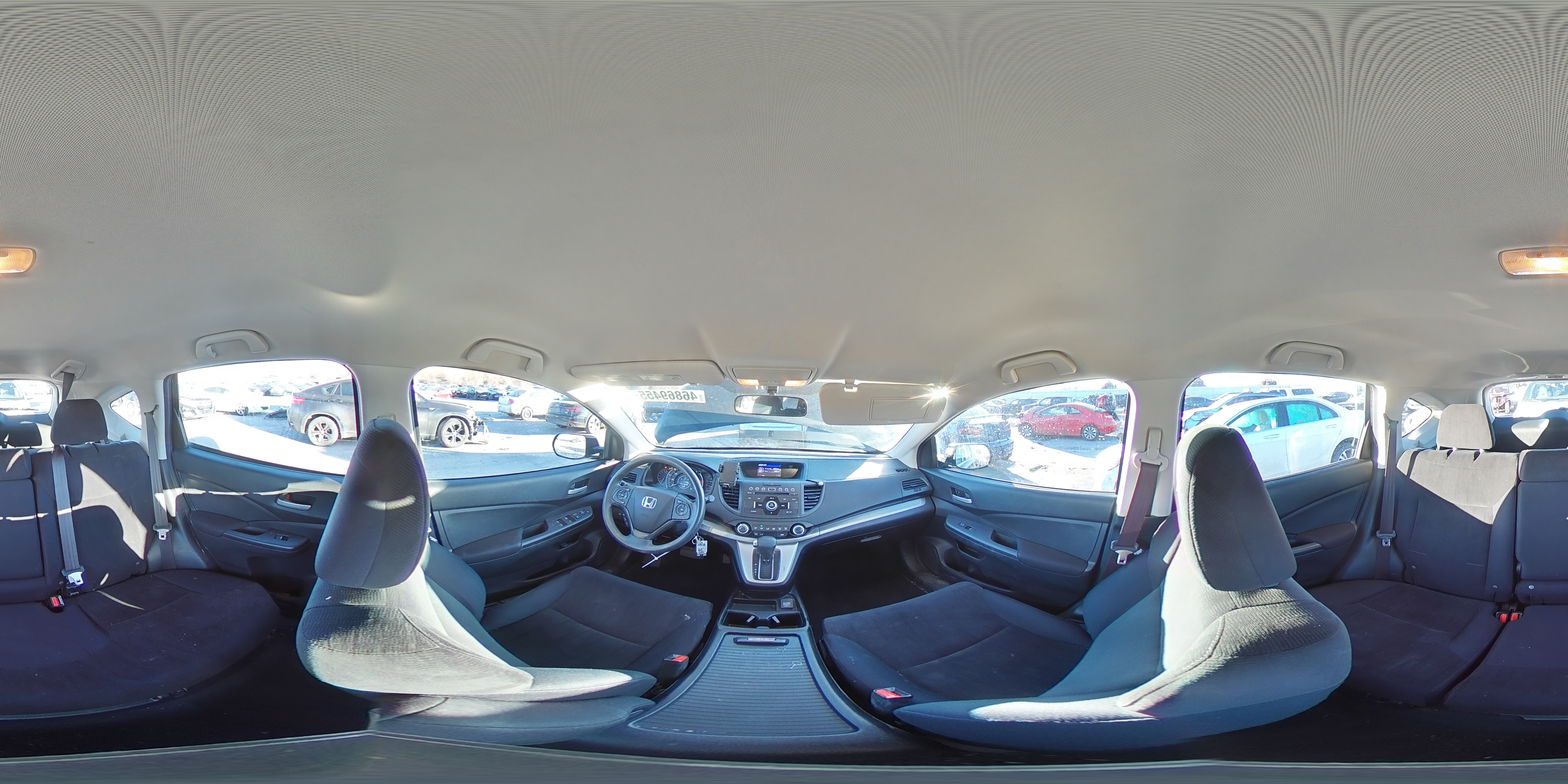 2014 Honda CR-V VIN 2HKRM4H30EH720412 Copart auction photo, side damage thumbnail 15