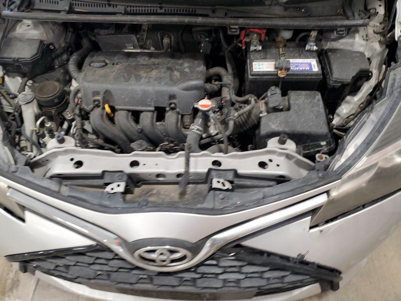 2017 Toyota Yaris VIN VNKKTUD38HA077305 Copart auction photo, front end / rear end damage thumbnail 11