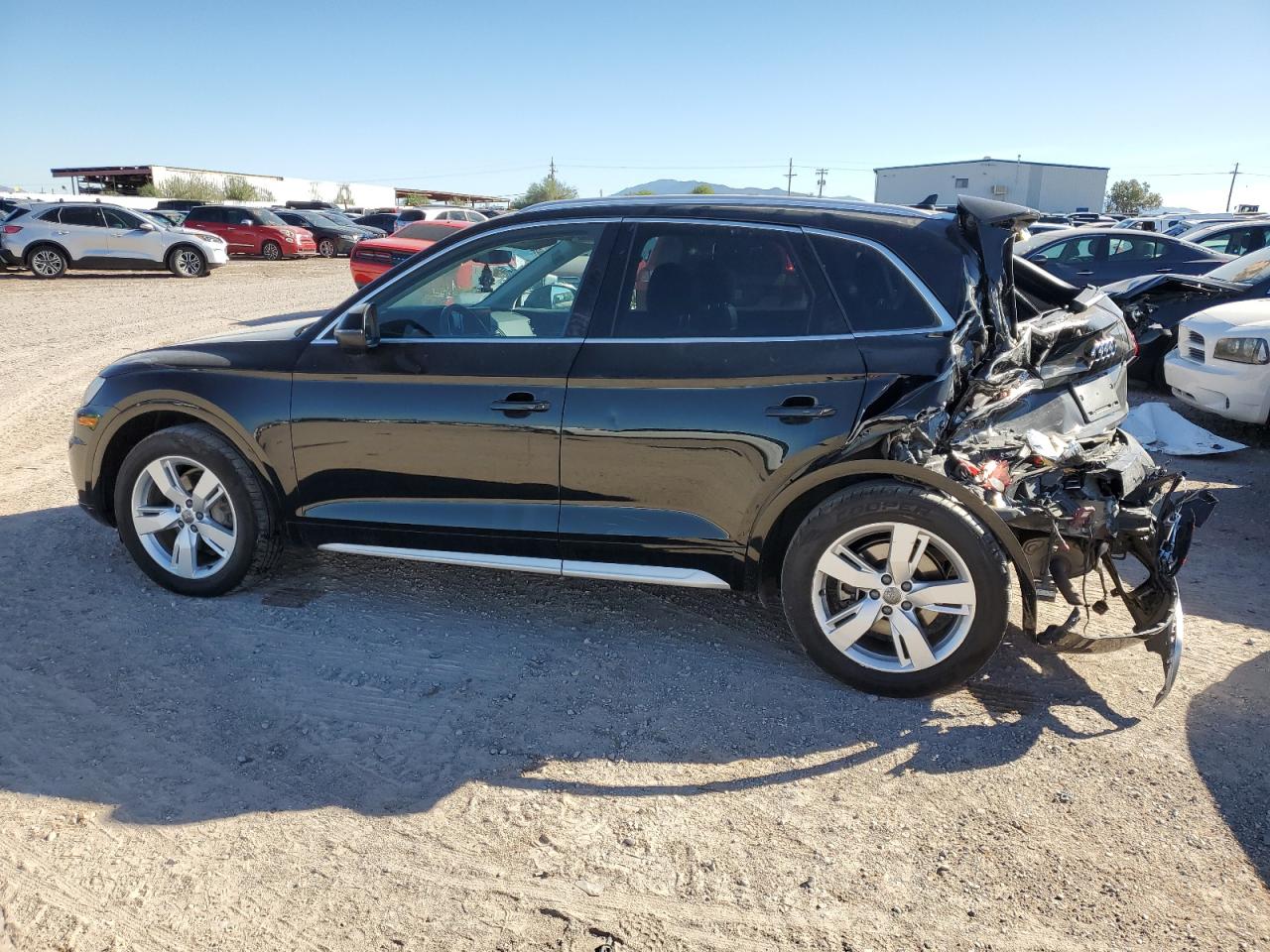 2018 Audi Q5 VIN WA1BNAFY5J2212213 Copart auction photo, rear end / frame damage damage thumbnail 2