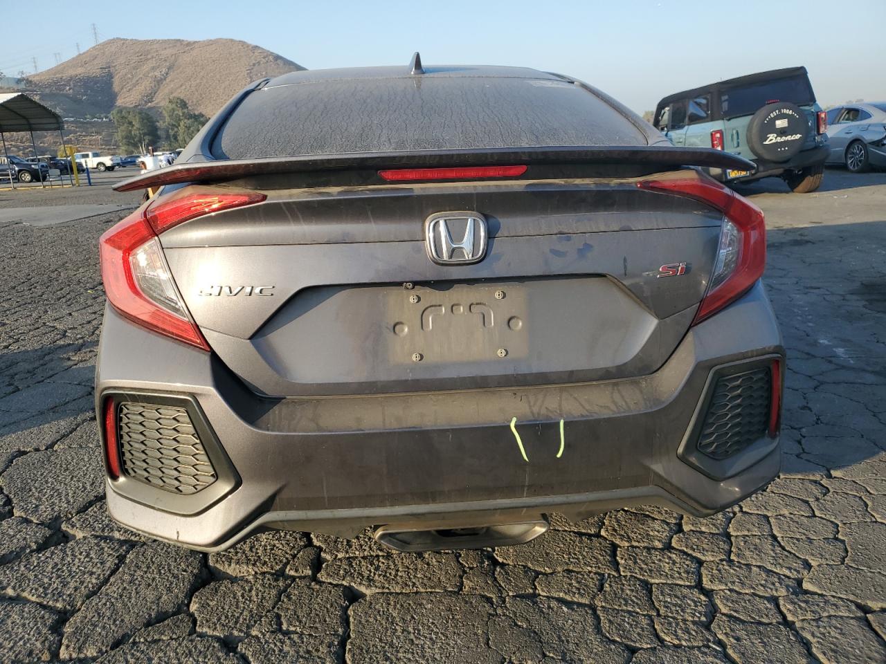 2019 Honda Civic VIN 2HGFC1E50KH705618 Copart auction photo, all over damage thumbnail 6