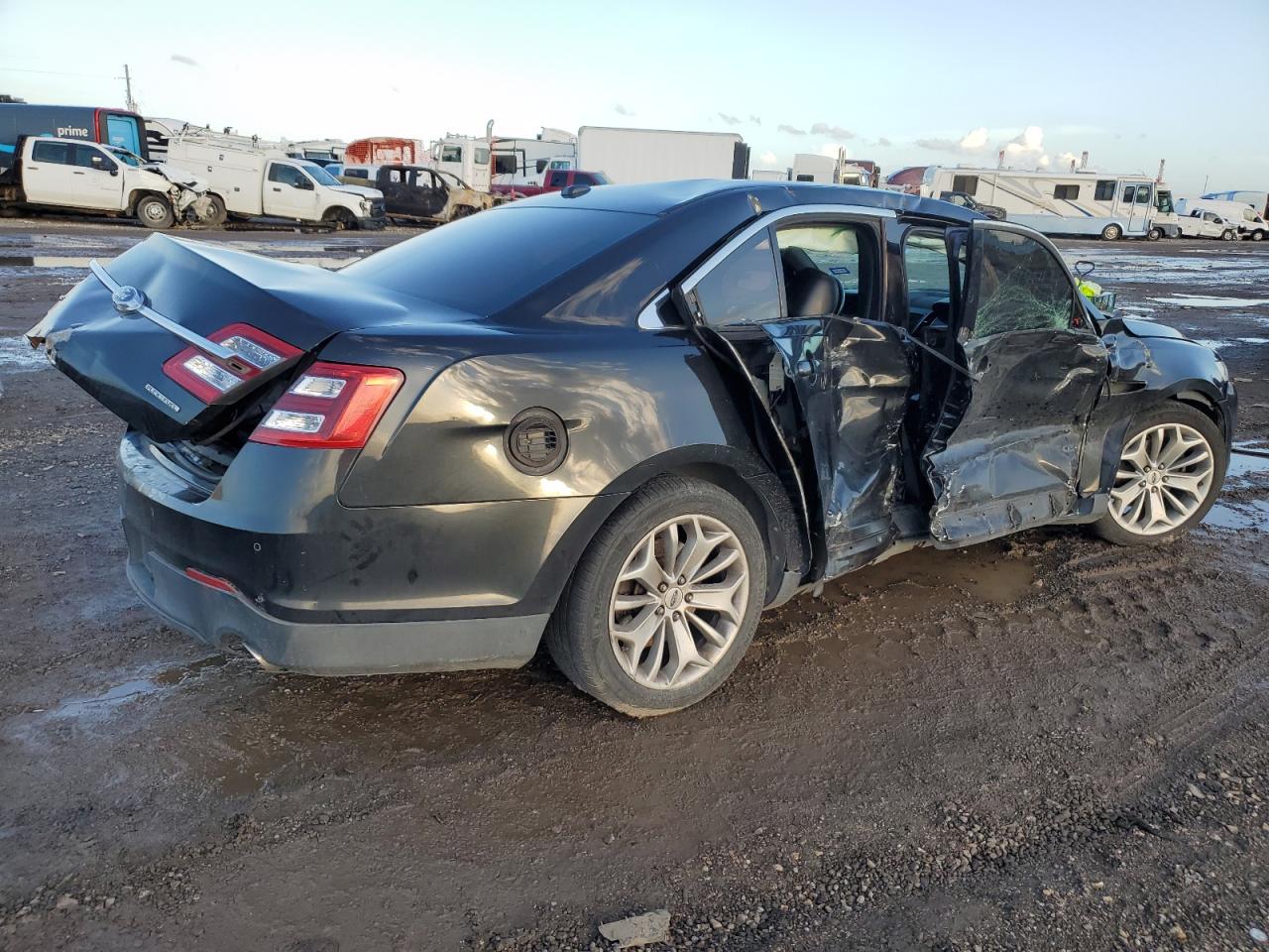 2013 Ford Taurus VIN 1FAHP2F80DG103428 Copart auction photo, all over damage thumbnail 3
