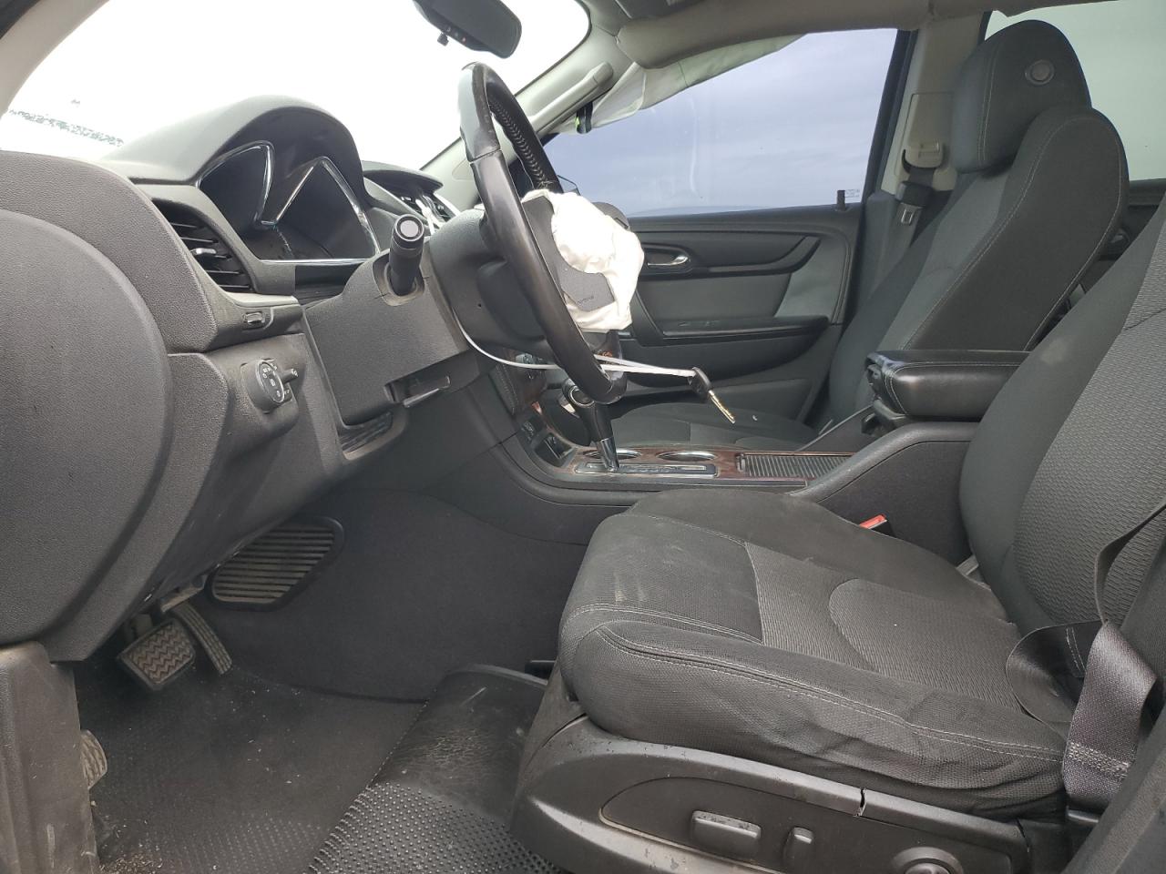 2014 Chevrolet Traverse VIN 1GNKRGKDXEJ100607 Copart auction photo, front end / side damage thumbnail 7