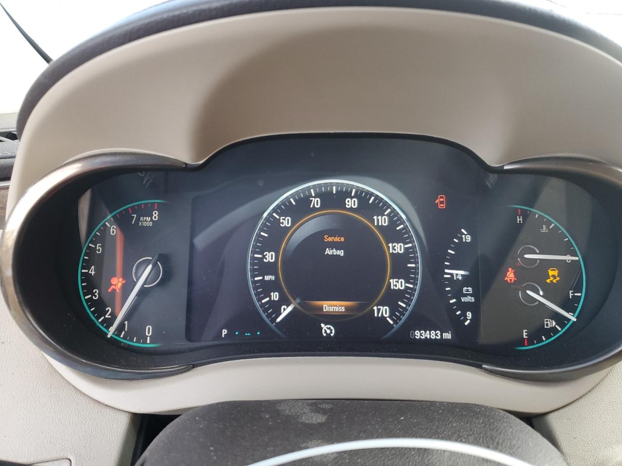 2014 Buick LaCrosse VIN 1G4GB5G34EF100379 Copart auction photo, side damage thumbnail 9