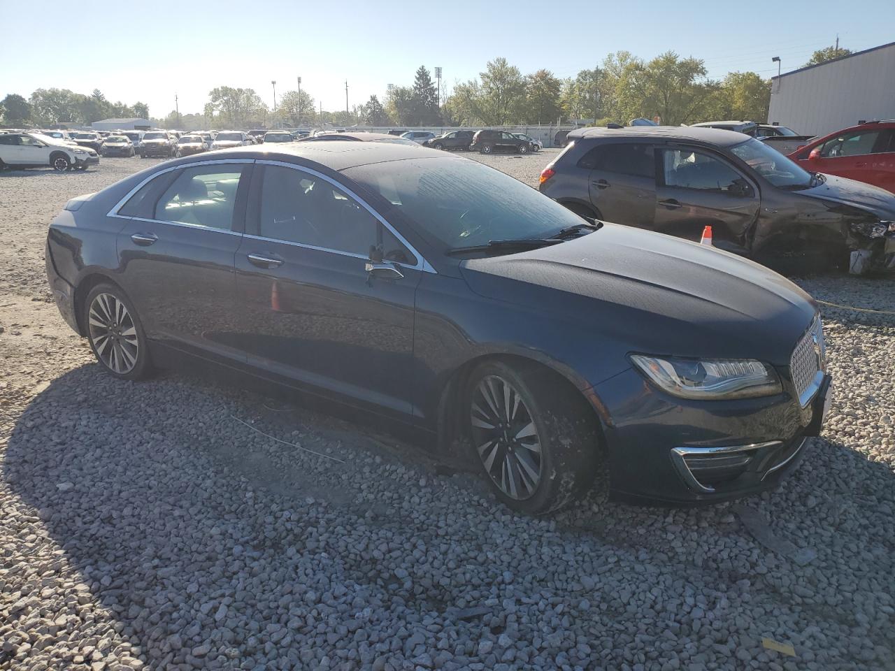 2017 Lincoln MKZ VIN 3LN6L5E95HR603121 Copart auction photo, rear end / mechanical damage thumbnail 4