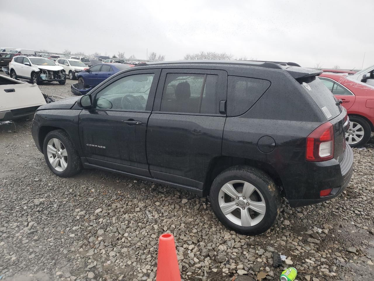 2017 Jeep Compass VIN 1C4NJCBA2HD147449 Copart auction photo, front end damage thumbnail 2