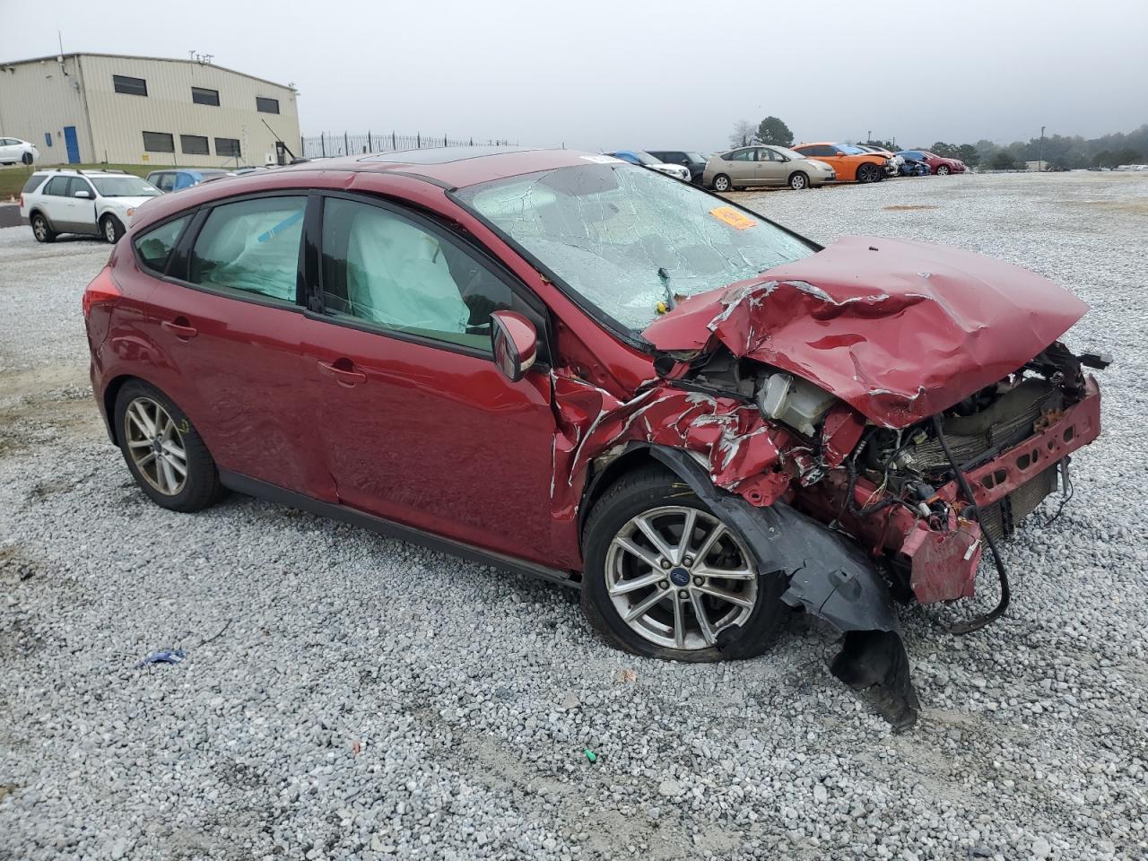 2015 Ford Focus VIN 1FADP3K20FL366650 Copart auction photo, all over damage thumbnail 4